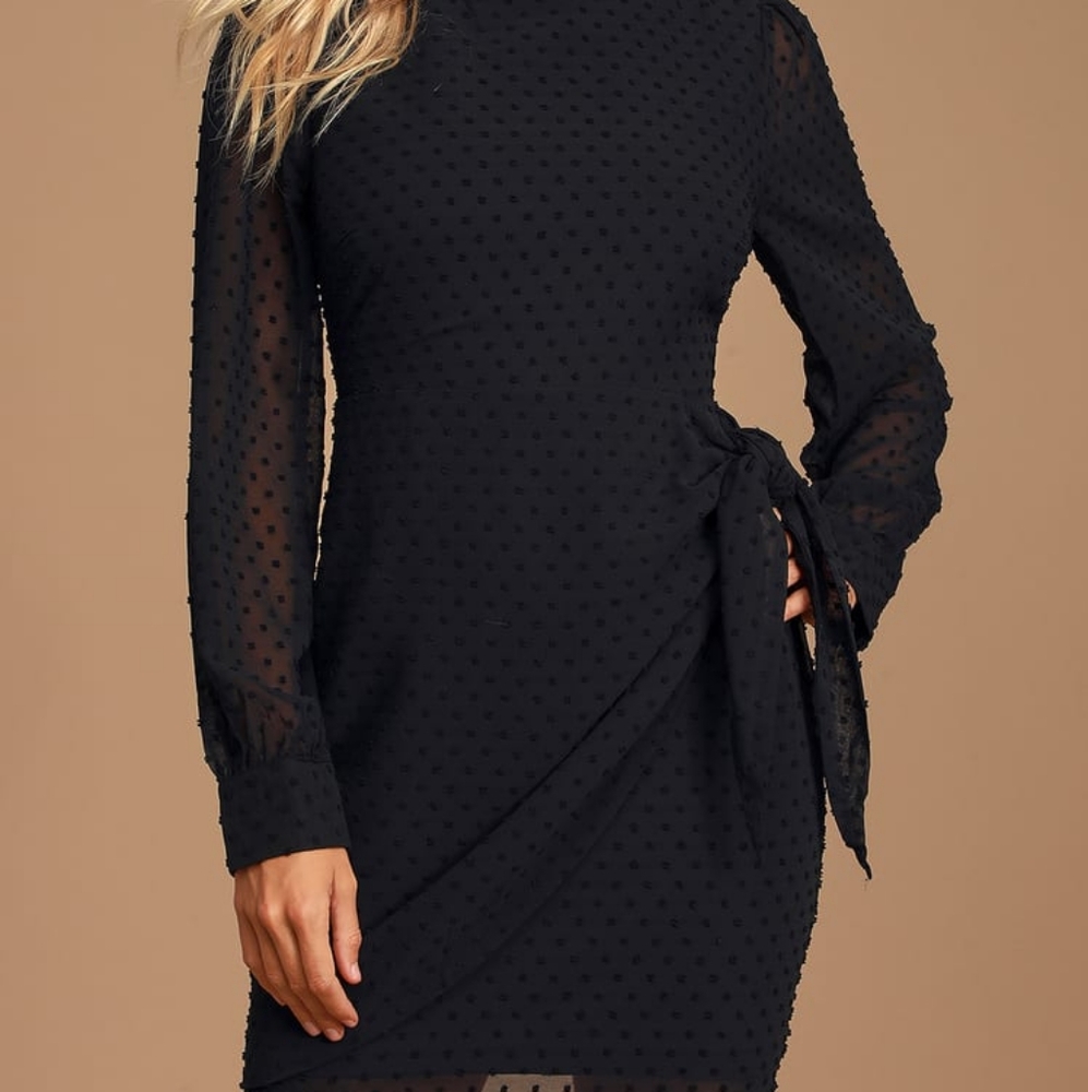 NWT Lulu's Much Love Swiss Dot Dress